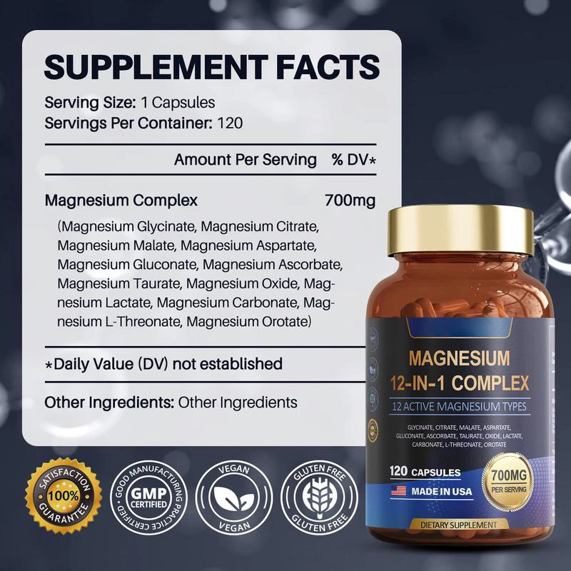 Magnesium 12in1 Capsules factory